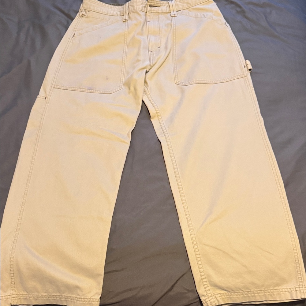 Men's Casual Cargo Pants in Tan